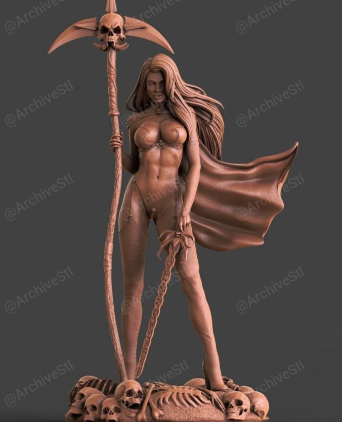 死亡女神 Lady Death 3D打印图纸